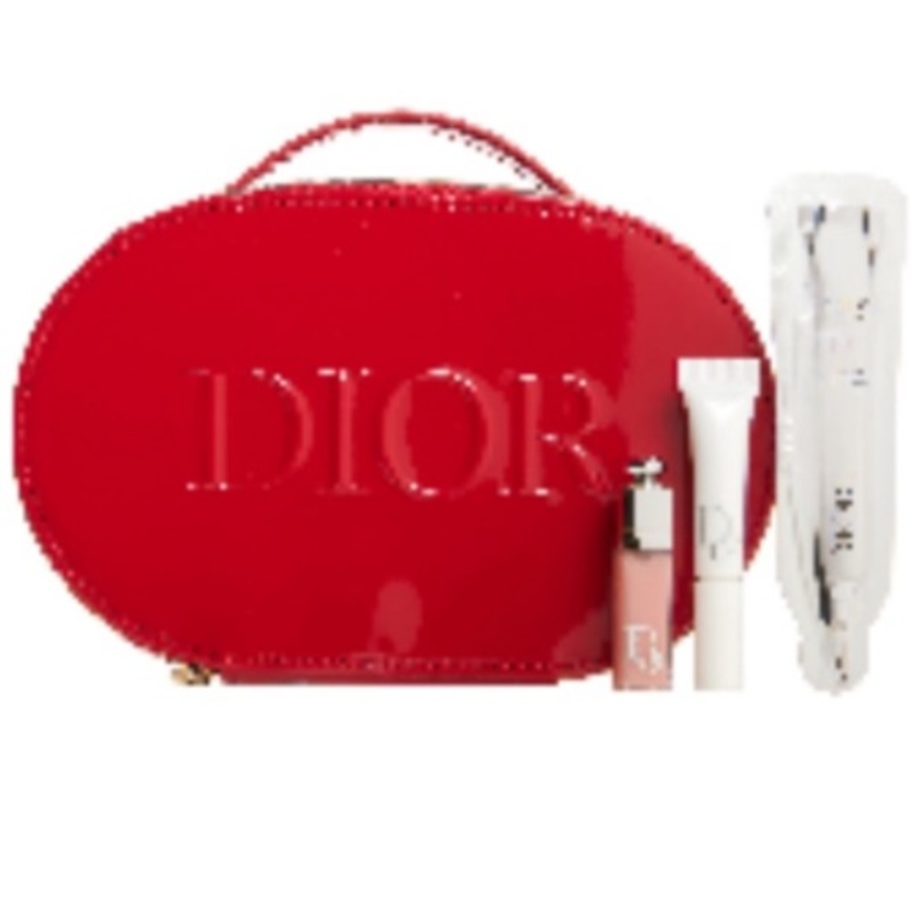 Dior Red Vanity Case with Mini Samples